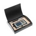 Carbon Fiber Pen and Calculator Gift Set